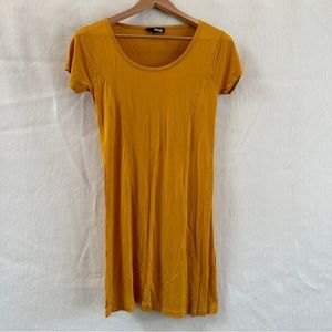 Asos - Mustard T-Shirt Dress